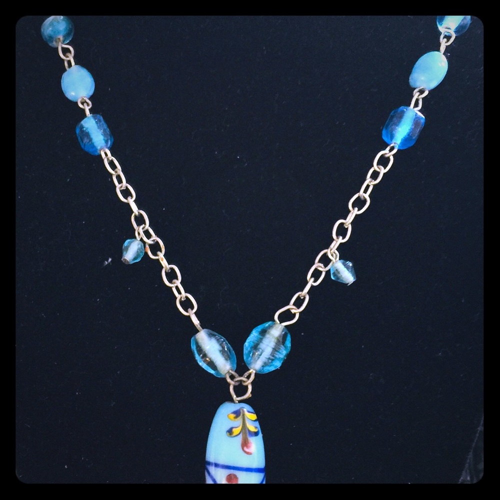 Faux multicolored necklace